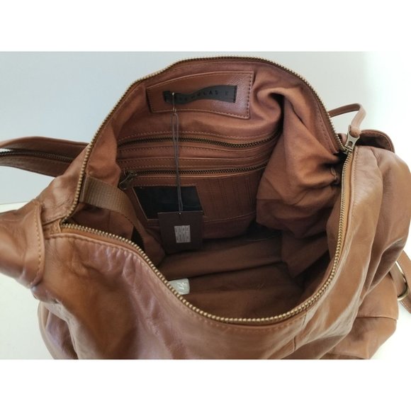 Nicholas K for Free People Phoebe Purse Pack Cognac Sheep Leather Bag - Picture 9 of 9